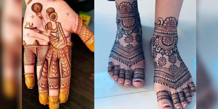 Karwa Chauth 2023 Mehndi Designs: करवा चौथ पर हाथों पर लगाएं पति के नाम की मेहंदी, ये रहे खूबसूरत डिजाइन